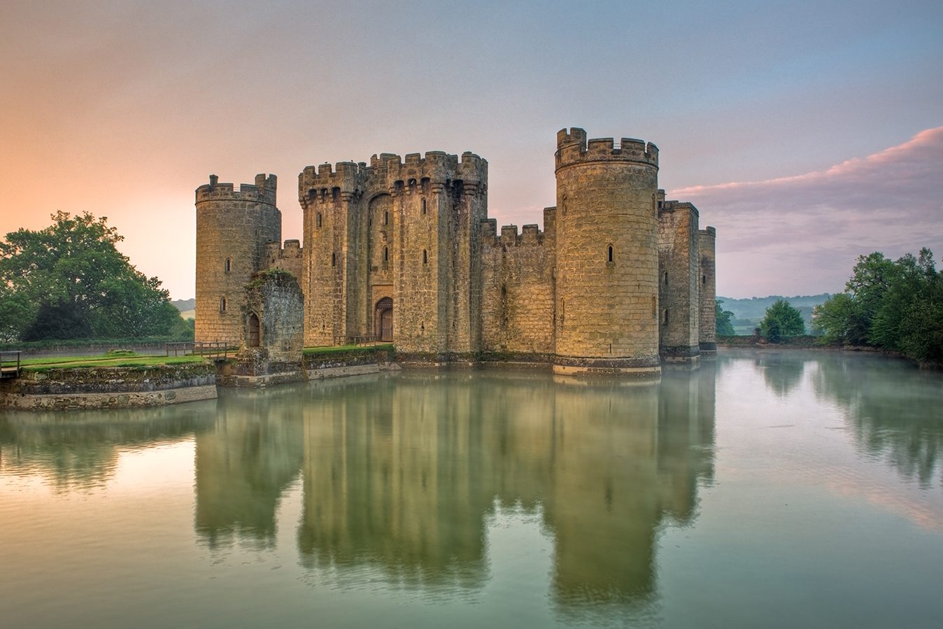 Picture of Medieval Castle on a lake