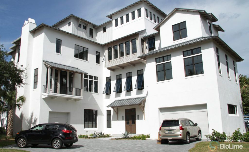 BioLime Lime Stucco house in Florida